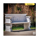 imagem do produto Banco Verona M�rmore Branco 140cm - VRMP372