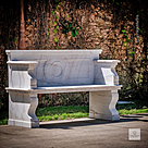 imagem do produto Banco Verona M�rmore Branco 140cm - VRMP372