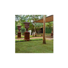 imagem do produto Base de Vaso Romano GG em Ferro Fundido 95cm VRF101 Para Jardins de Luxo 
