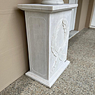 imagem do produto Base em Mármore Branco 100cm VRMP340 Elegância e Sustentação