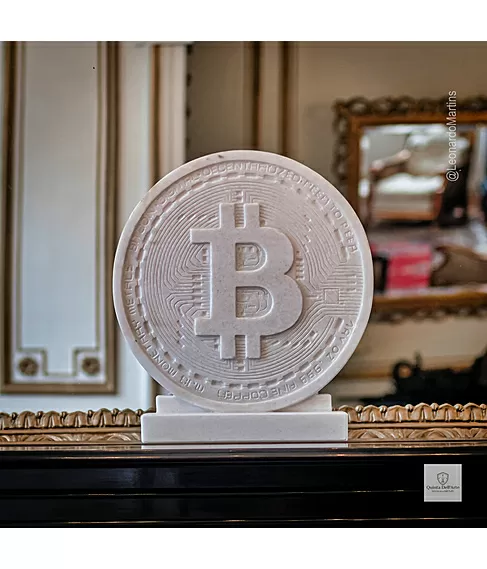 imagem de Bras�o Bitcoin 50cm - VRMP362