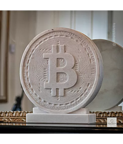 imagem de Bras�o Bitcoin 50cm - VRMP362