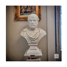 imagem do produto Busto Aristóteles em Mármore Branco 70cm BMP052 Sabedoria e Tradição