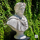 imagem do produto Busto Caio Júlio César em Mármore 59cm BMP053 Clássico e Imponente