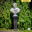 imagem do produto Busto Caio Júlio César em Mármore 59cm BMP053 Clássico e Imponente