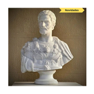 imagem do produto Busto Cosme I de M�dici M�rmore Branco 80cm - BMP082