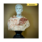 imagem do produto Busto Cosme I de M�dici M�rmore Rosso 80cm - BMP082C