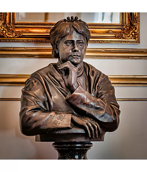imagem de Busto de Bronze Helena Blavatsky 90cm BBZ076 Escultura Artística Monumental 