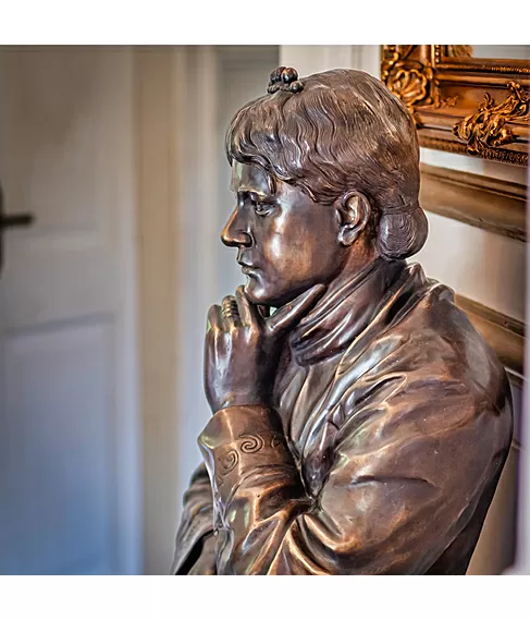imagem de Busto de Bronze Helena Blavatsky 90cm BBZ076 Escultura Artística Monumental 