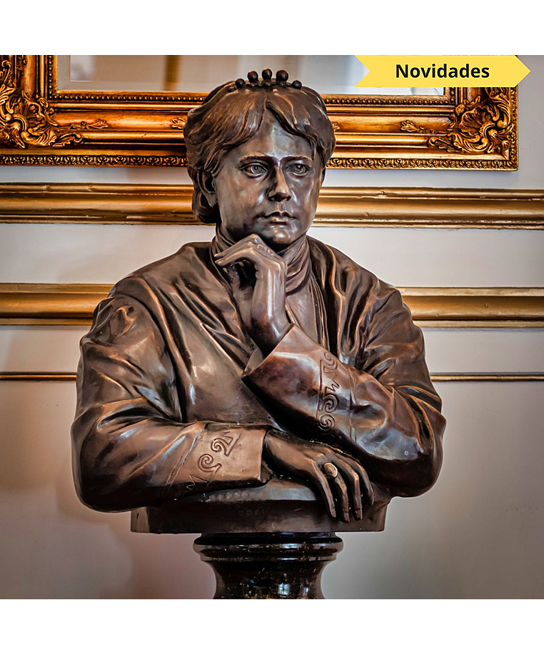 imagem do produto Busto de Bronze Helena Blavatsky 90cm BBZ076 Escultura Artística Monumental 