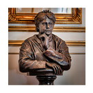 imagem do produto Busto de Bronze Helena Blavatsky 90cm BBZ076 Escultura Artística Monumental 
