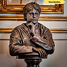 imagem do produto Busto de Bronze Helena Blavatsky 90cm BBZ076 Escultura Artística Monumental 