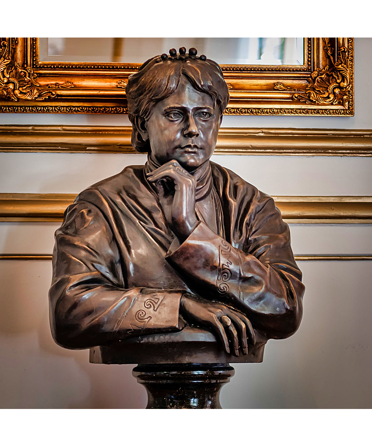imagem do produto Busto de Bronze Helena Blavatsky 90cm BBZ076 Escultura Artística Monumental 