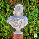 imagem do produto Busto de Jesus Cristo em M�rmore Branco 79cm - BMP061