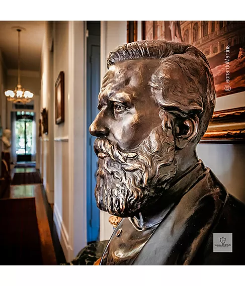 imagem de Busto Dom Pedro II em Bronze 70cm BBZ085
