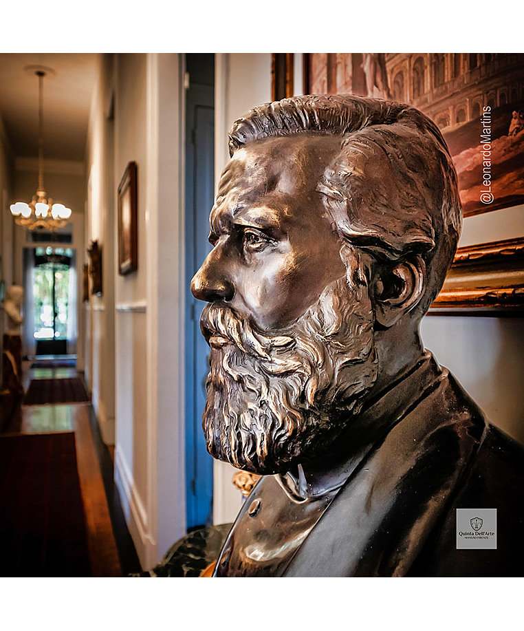 imagem do produto Busto Dom Pedro II em Bronze 70cm - BBZ085