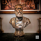 imagem do produto Busto Dom Pedro II em Bronze 70cm - BBZ085