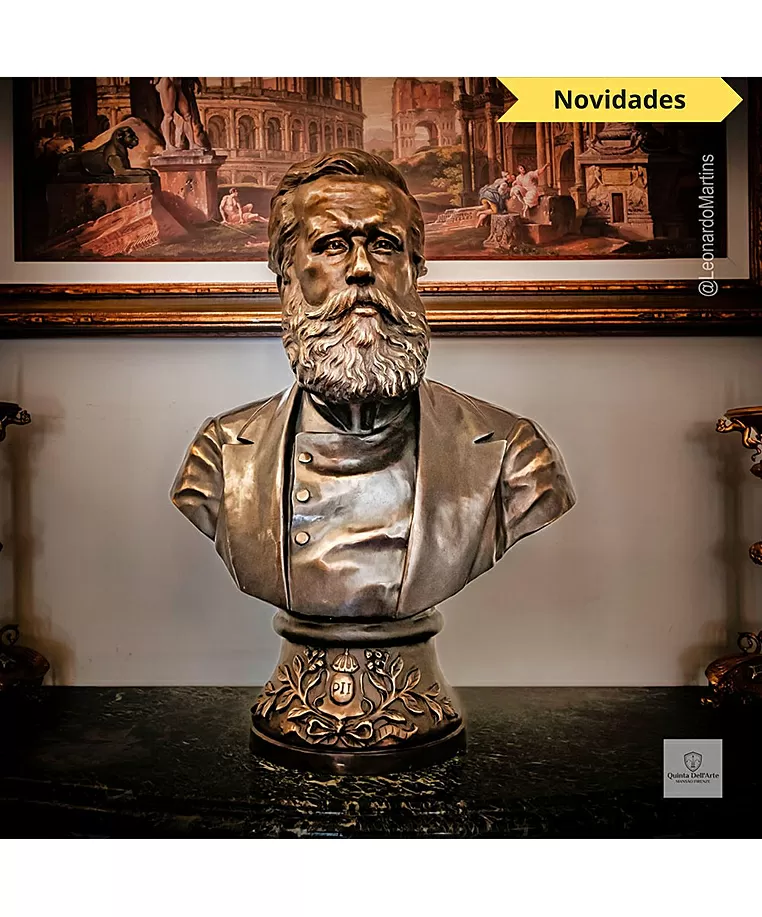 imagem do produto Busto Dom Pedro II em Bronze 70cm BBZ085