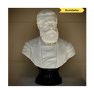 imagem do produto Busto Dom Pedro II M�rmore Branco 70cm - BMP084