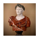 imagem do produto Busto em M�rmore Caio J�lio C�sar com  Coroa 80cm - BMP037C