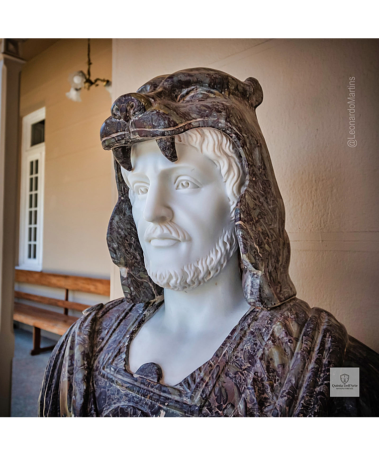 imagem do produto Busto em M�rmore de H�rcules VII 83cm - BMP043
