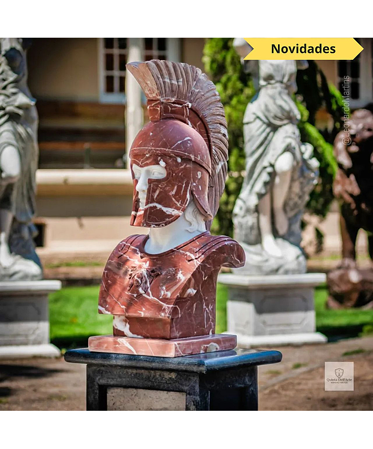 imagem do produto Busto Espartano M�rmore 82cm - BMP074