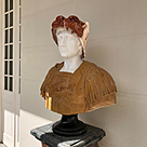 imagem do produto Busto Hércules B 75cm BMP020 Força e Imponência Clássica