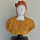 imagem do produto Busto Hércules B 75cm BMP020 Força e Imponência Clássica