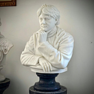 imagem do produto Busto Helena Blavatsky em M�rmore Branco 90cm - BMP079