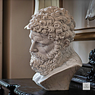imagem do produto Busto H�rcules em M�rmore Carrara 50cm - BMP081C