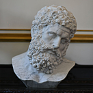 imagem do produto Busto H�rcules em M�rmore Carrara 50cm - BMP081C