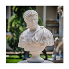 imagem do produto Busto Imperador Caracala em Mármore Branco 60cm BMP066 Escultura Clássica de Alto Padrão