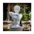 imagem do produto Busto Rebecca Au Pints em M�rmore Branco 65cm - BMP067