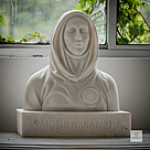 imagem do produto Busto Satoshi Nakamoto 50cm BMP080 Inovação e Exclusividade