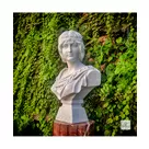 imagem do produto Busto Sibylle em Mármore Branco 64cm BMP071 Elegância Clássica
