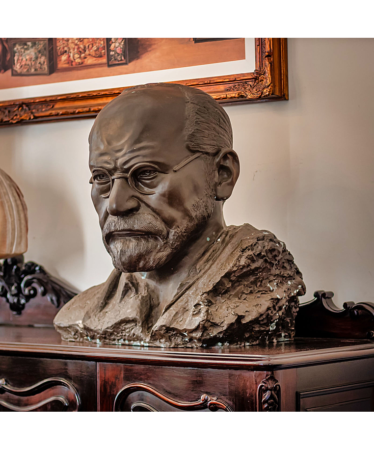 imagem do produto Busto Sigmund Freud em Bronze 60cm - BBZ077