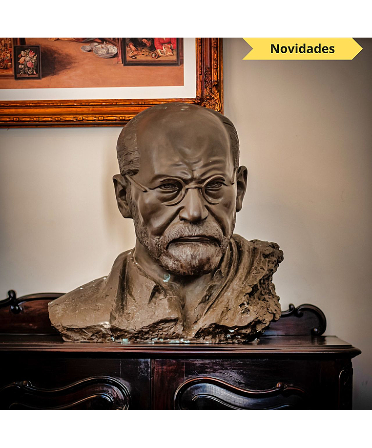 imagem do produto Busto Sigmund Freud em Bronze 60cm - BBZ077