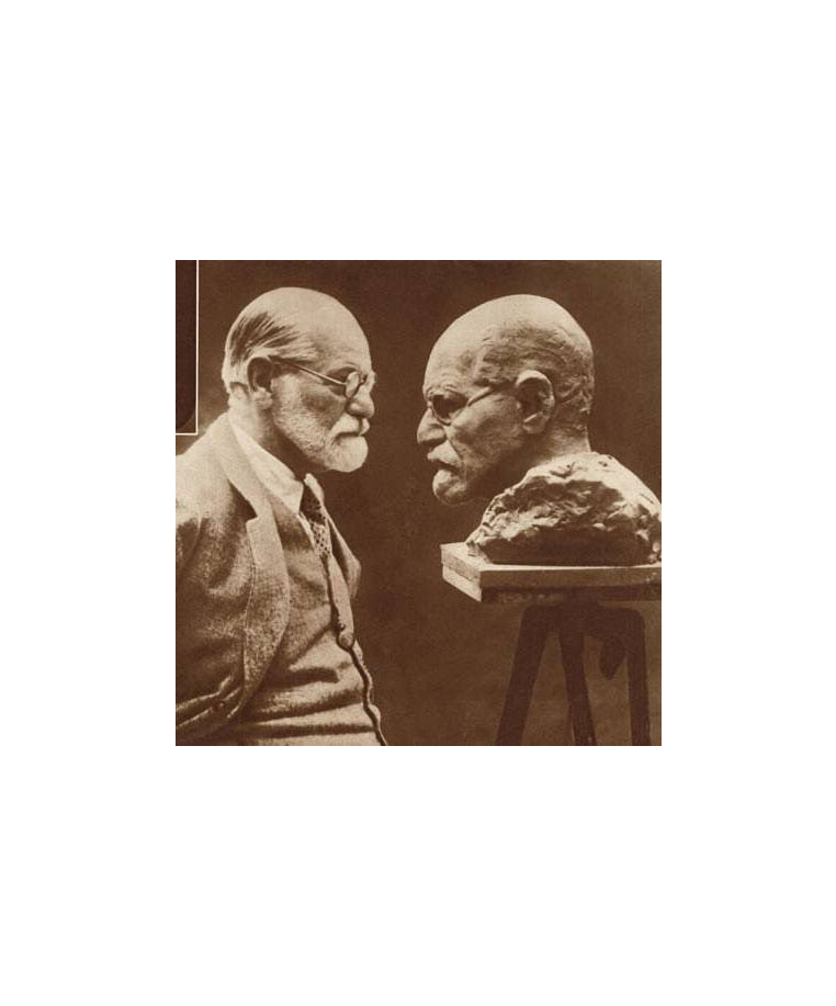 imagem do produto Busto Sigmund Freud em Bronze 60cm - BBZ077