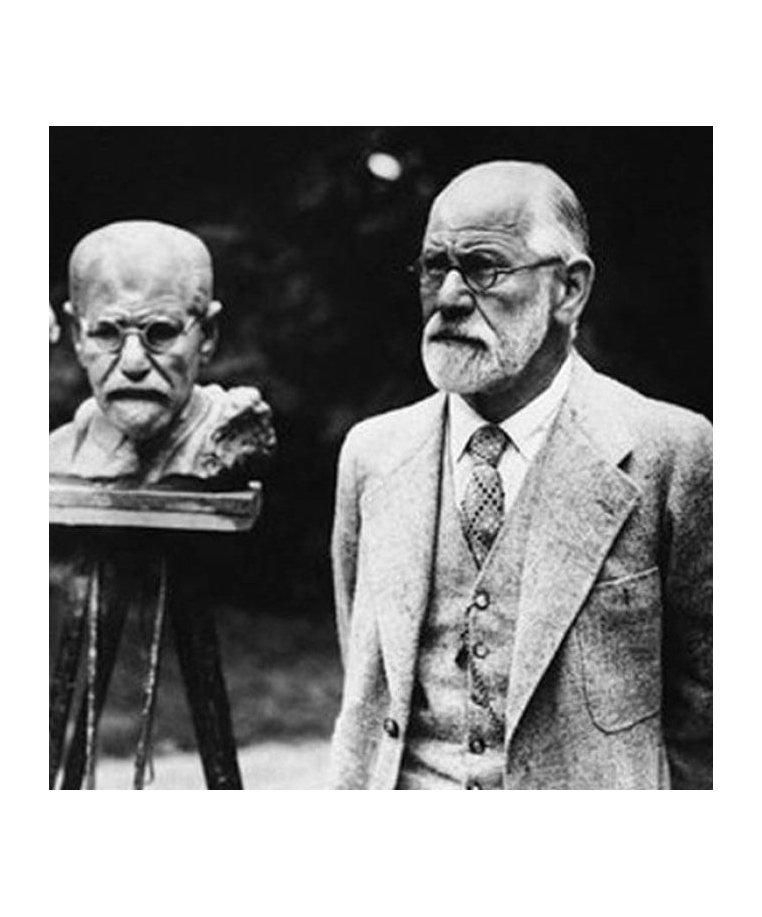 imagem do produto Busto Sigmund Freud em Bronze 60cm - BBZ077
