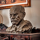 imagem do produto Busto Sigmund Freud em Bronze 60cm - BBZ077