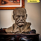 imagem do produto Busto Sigmund Freud em Bronze 60cm - BBZ077