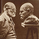 imagem do produto Busto Sigmund Freud em Bronze 60cm - BBZ077