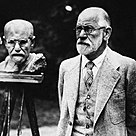 imagem do produto Busto Sigmund Freud em Bronze 60cm - BBZ077