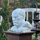imagem do produto Busto Sigmund Freud em Mármore Branco 60cm Escultura Inspirada em Oscar Nemon 