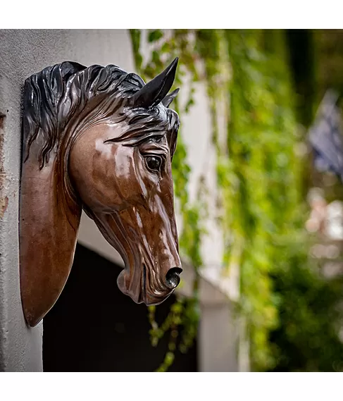 imagem de Cabe�a de Cavalo em Bronze 47cm - VRBZ324