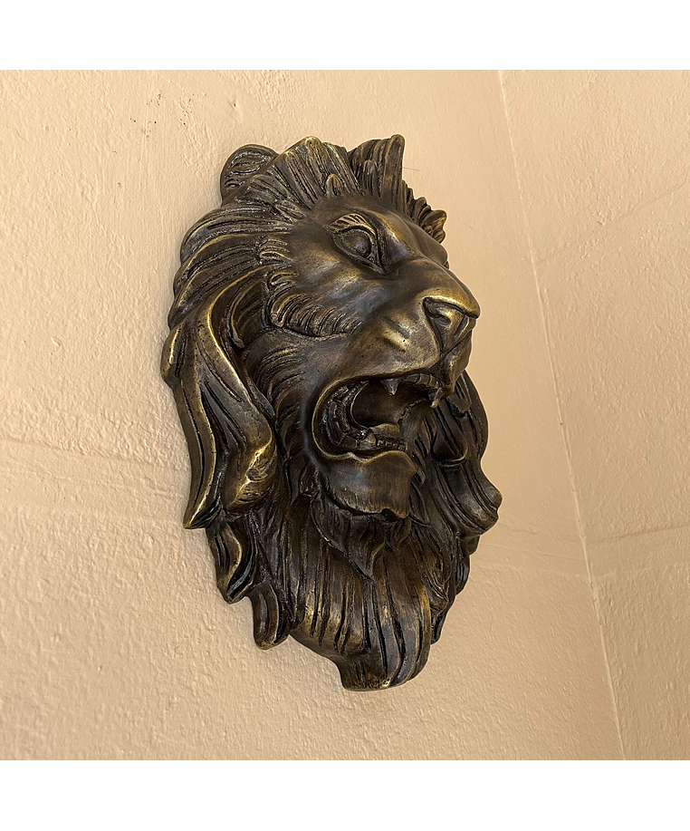 imagem do produto Cara de Leão em Bronze Fundido VRBZ322