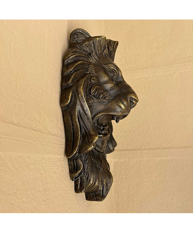 imagem do produto Cara de Leão em Bronze Fundido VRBZ322