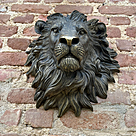 imagem do produto Cara de Leão em Bronze Real 40cm VRBZ324L