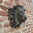 imagem do produto Cara de Leão em Bronze Real 40cm VRBZ324L
