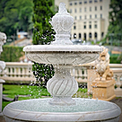 imagem do produto Chafariz 2 Pratos em Mármore Branco 210cm - FMP355 Elegância e Sofisticação